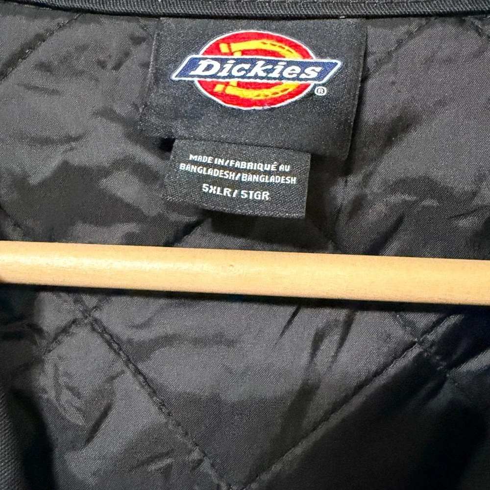 Dickies Insulated Eisenhower Jacket Mens 5XL Dark black Work Coat NEW‎